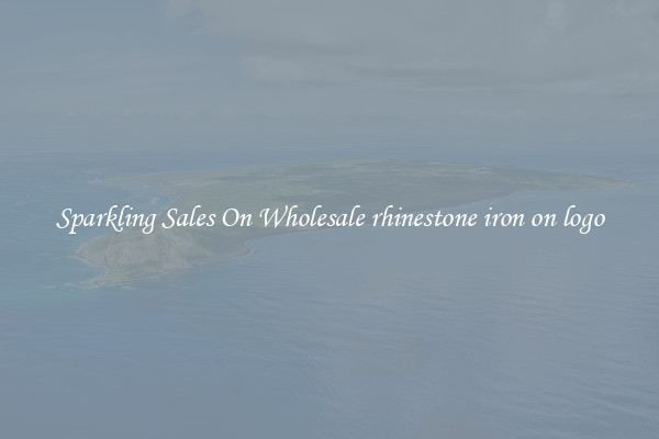 Sparkling Sales On Wholesale rhinestone iron on logo