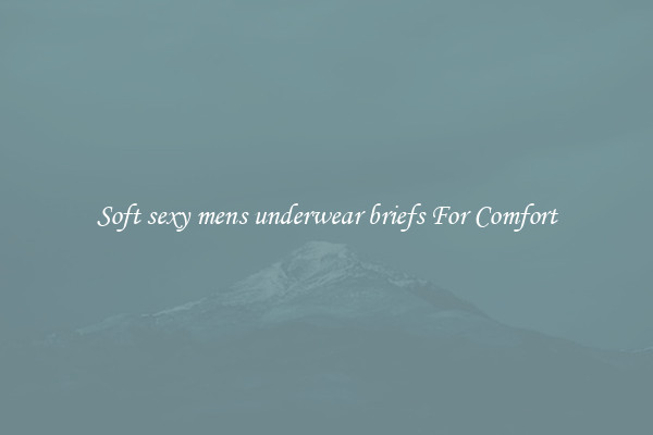 Soft sexy mens underwear briefs For Comfort