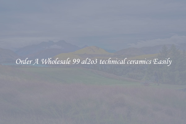 Order A Wholesale 99 al2o3 technical ceramics Easily