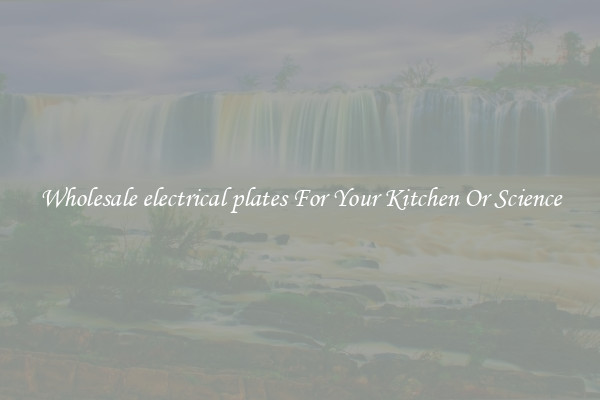 Wholesale electrical plates For Your Kitchen Or Science