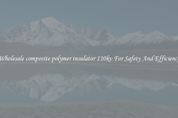 Wholesale composite polymer insulator 110kv For Safety And Efficiency